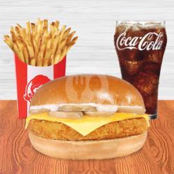 Combo Medium Cheese Crispy Chicken