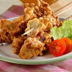 Sate Usus/ati/ampela/jantung Goreng Tepung