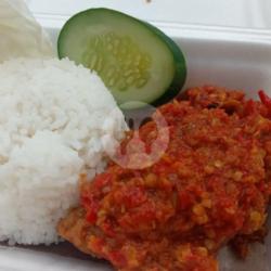 Ayam Geprek Terasi   Nasi Double