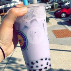 Boba Milk Taro  Chess Cream