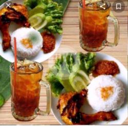 Pecel Ayam Nasi Free Es Teh