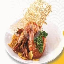 Udang Kupas Telor Asin