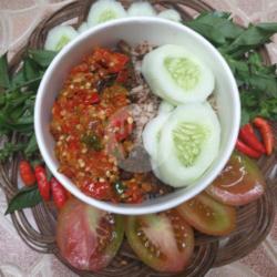 Nasi Liwet   Paru Goreng Pedas Mantap