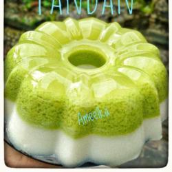 Puding Lumut Pandan Loyang L