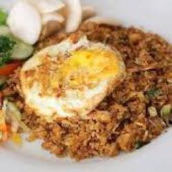 Nasi Goreng Suir Ayam   Telor Es Susu