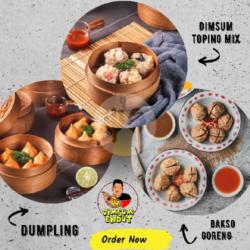 7 Dimsum   6 Baso Goreng   4 Dumpling Ayam Goreng