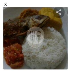 Nasi  Urap  Ikan  Asin     Tahu  Tempe     Peyek     Es  Teh