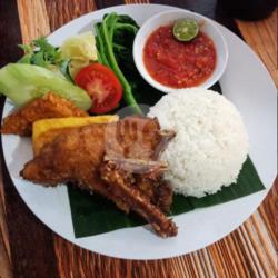 Tempong Bebek Sambal Fresh   Nasi