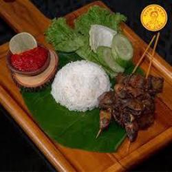 Nasi Putih Ati Ampela Tahu Tempe