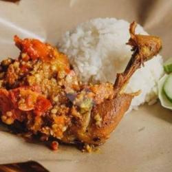 Nasi Ayam Gepuk Pedas Level 7