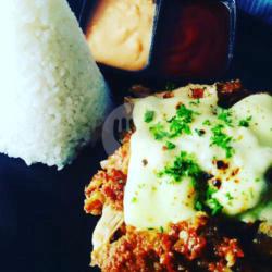 Paket Nasi Geprek Mozarella