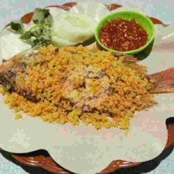 Ikan Nila Goreng Kremes Tanpa Nasi