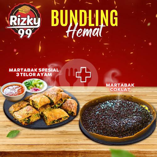 Martabak Coklat + Martabak Spesial 3 Telor Ayam