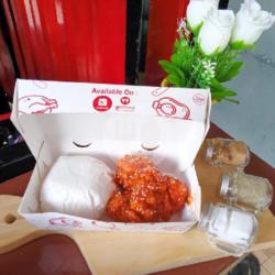 Chicken Korea   Nasi Putih