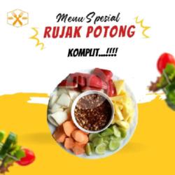 Rujak Buah Iris Komplit