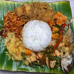 Nasi Sayur   Ikan Kembung Goreng