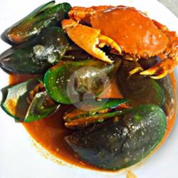 Mix Kepiting   Kerang Ijo