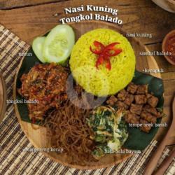 Nasi Kuning Tongkol Balado