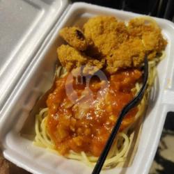 Spaghetti Bolognese   Chicken Katsu