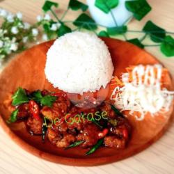 Rice Chicken Karage Black Pepper