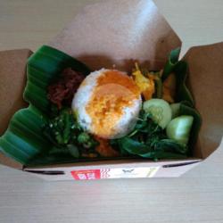 Nasi Rames Paper Bowl Ikan Asam Pedas