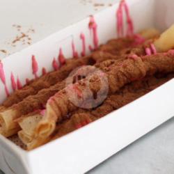 Banana Roll Crispy Strawberry