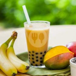 Banana Boba Milk