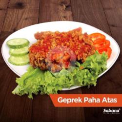 Ayam Geprek Paha Atas