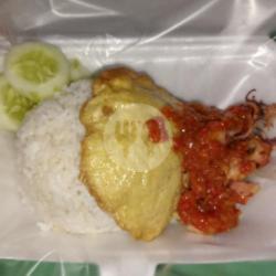 Nasi Cumi Asin Telur Ceplok