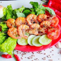 Sate Udang Goreng