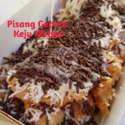 Pisang Geprek Keju Meises