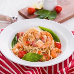 Shrimp Aglio Olio Pasta