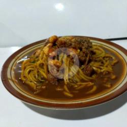 Mie Tumis Daging Udang