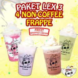 Paket Lex 3: 4 Non-coffee Frappe