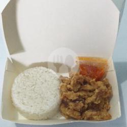 Nasi  Usus Krispy