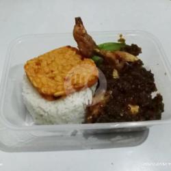 Ayam Penyet Sambal Rawit Ijo Demangap