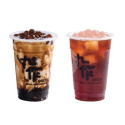 Dirty Brown Sugar Fresh Milk   Lychee Tea With Lyche Bubble(medium)