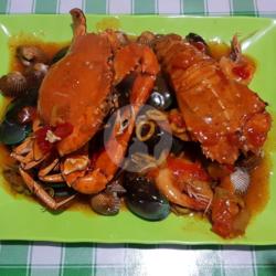 Mix 3 (kepiting,lobster,cumi,udang,kerang)level 0-3