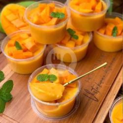 Pudding Mango Cheese Milk