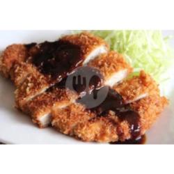 Nasi Ayam Katsu Saus Teriyaki