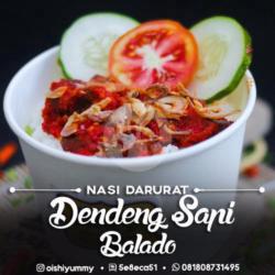 Nasi Darurat Dendeng Sapi Balado