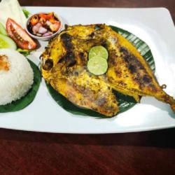 Ikan Etong Bakar Extra Sup Bakso   Nasi