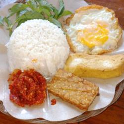 Nasi Telur Tahu Tempe