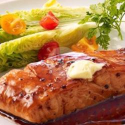 Salmon Fish Steak 100gr (teriyaki)