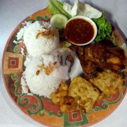 Pecel Ayam Komplit