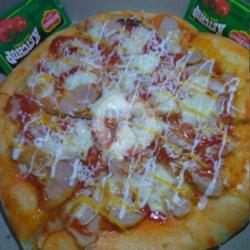 Pizza Sosis Ayam. 21cm