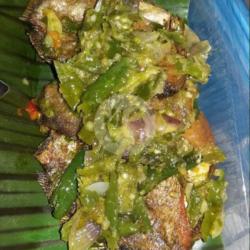 Ikan Asin Sambal Ijo