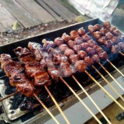 Campur Pentol Dan Tahu Bakar 10 Tusuk (basah/kering)