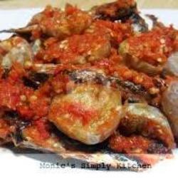 Ikan Asin   Jengkol   Terong   Kentang Sambal Andaliman   Nasi