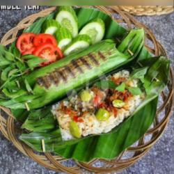 Nasi Bakar Cumi Dower